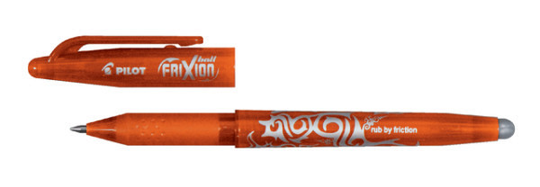 rollerpen pilot frixion medium oranje