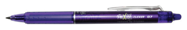 rollerpen pilot frixion clicker medium violet