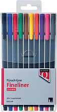 fineliner quantore assorti blister 10 stuks