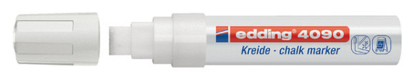 krijtstift edding 4090 window schuin 4 15mm wit
