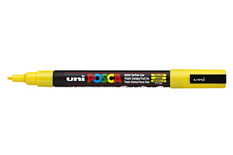 verfstift posca pc3m fijn geel