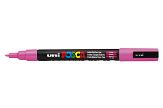 verfstift posca pc3m fijn roze