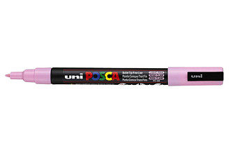 verfstift posca pc3m fijn lichtroze