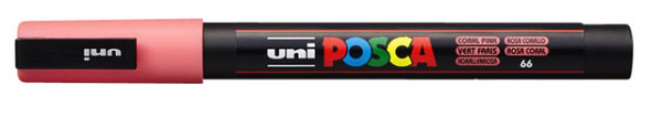 verfstift posca pc3m fijn koraal