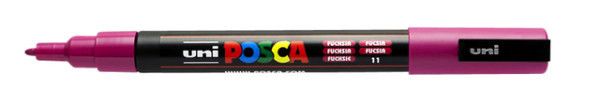 verfstift posca pc3m fijn fuchsia