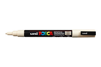 verfstift posca pc3m fijn beige