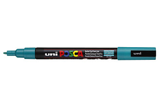 verfstift posca pc3m fijn smaragdgroen