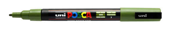 verfstift posca pc3m fijn kaki