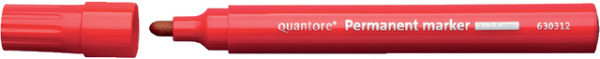 permanent marker quantore rond 1 1.5mm rood