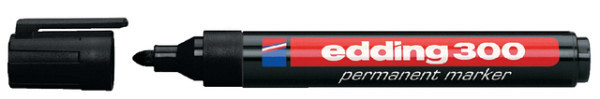 viltstift edding 300 rond 1.5 3mm zwart