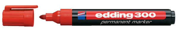 viltstift edding 300 rond 1.5 3mm rood