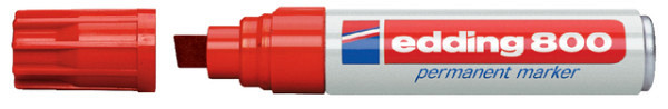 viltstift edding 800 schuin 4 12mm rood