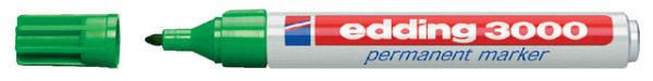 viltstift edding 3000 rond 1.5 3mm groen