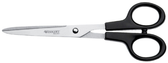 kantoorschaar westcott 171mm met kunststof grip rvs