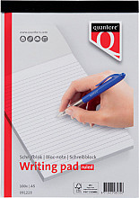 schrijfblok quantore a5 lijn 100vel 60gr