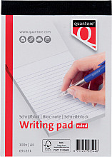 schrijfblok quantore a6 lijn 100vel 60 gr