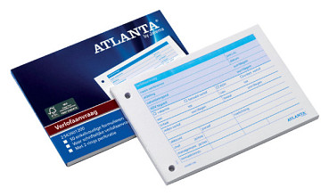 verlofaanvraag djois atlanta a6 105x148mm 50vel