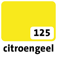 etalagekarton folia 1 zijdig 48x68cm 380gr nr125 geel