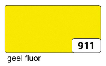 etalagekarton folia 1 zijdig 48x68cm 380gr nr911 fluor geel