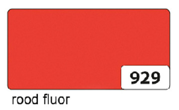 etalagekarton folia 1 zijdig 48x68cm 380gr nr929 fluor rood