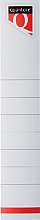 rugetiket quantore smal 34x190mm zelfklevend wit 10 stuks