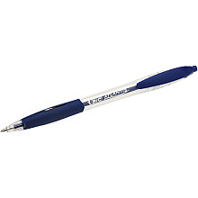 balpen bic atlantis classic grip clic medium blauw