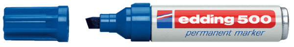 viltstift edding 500 schuin 2 7mm blauw