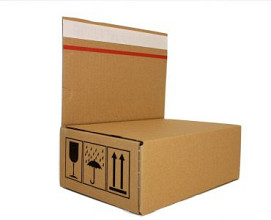 webshopdoos 4.1 met zelfklevende strip 310x230x160mm per stuk