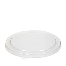deksel voor salade bakken bowl karton bruin rond 15cm 50 stuks