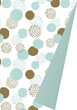 cadeaupapier 30cm k602051 3 30 dots mint 30cm