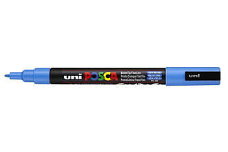 verfstift posca pc3m fijn hemelsblauw