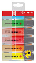 markeerstift stabilo boss 70 6 assorti blister 6 stuks