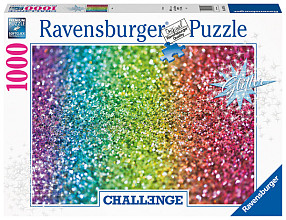 puzzel ravensburger glitter challenge 1000 stukjes