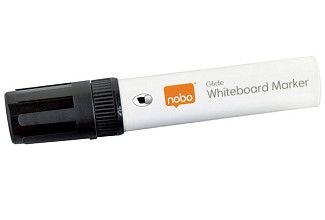 viltstift nobo whiteboard glide schuin zwart 12mm