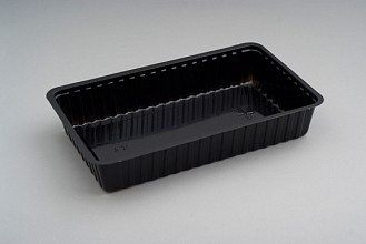 bakje ps a21 205x122x36mm zwart 500 stuks