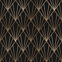 cadeaupapier 30cm dessin zp35 diamond zwart goud 100 meter