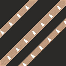 papierband 15mm x 50mtr kraft kerstboom