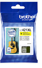inktcartridge brother lc 421xly geel