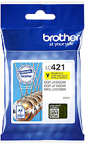 inktcartridge brother lc 421y geel