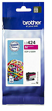inktcartridge brother lc 424m rood