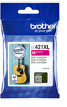 inktcartridge brother lc 421xlm rood