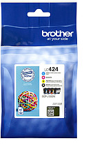 inktcartridge brother lc 424 zwart 3 kleuren
