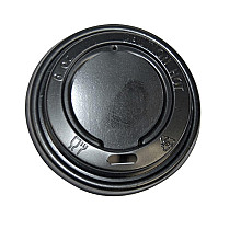 bekerdeksel iezzy 72mm 100 stuks zwart