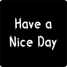 etiket sticker schoolbord have a nice day 500 stuks