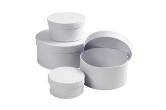 doos creativ company rond 4 stuks 8 10 12 14cm hoogte 4 5 6 7cm wit