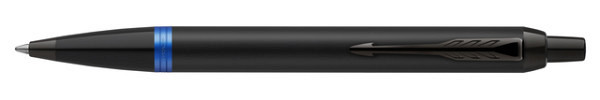 balpen parker im black blue vibrant ring medium