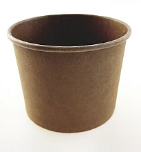 kraft paper cup saldebeker 98x75x99mm 16oz   470ml 50 stuks