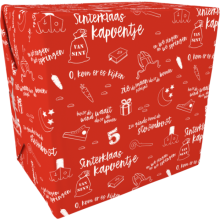 cadeaupapier sint 30cm dessin kapoentje 200 meter
