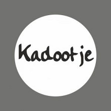 etiket sticker wit zwart kadootje 500 stuks