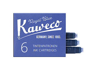 inktpatroon kaweco koningsblauw doosje 6 stuks